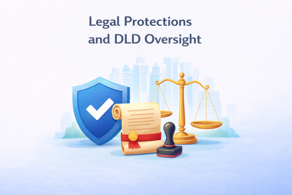 Dubai Land Department DLD office - legal protection and MoU registration for rent-to-own buyers in Dubai