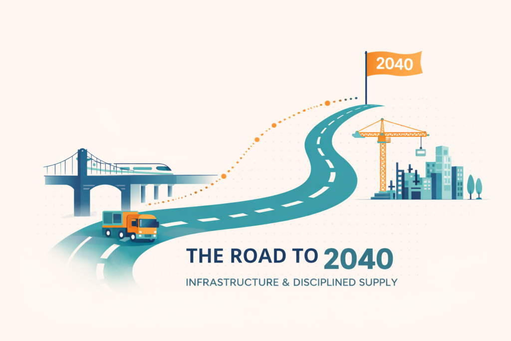 Dubai 2040 urban master plan transit communities and disciplined real estate supply growth